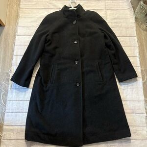 Marcona Wool Blend Coat Black Size 12